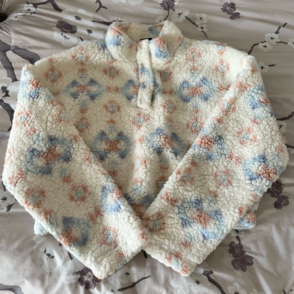 Pacsun Cropped Sherpa